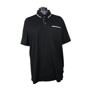 Ted Baker London‎ men's black collared short sleeve golf polo shirt 7
